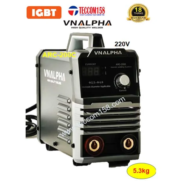 VNALPHA ARC-200C CHUYÊN QUE 3LY2 100% 4LY 80% CẤU HÌNH 5 BO 4 IGBT ĐẦU TIÊN VN, INPUT 220V