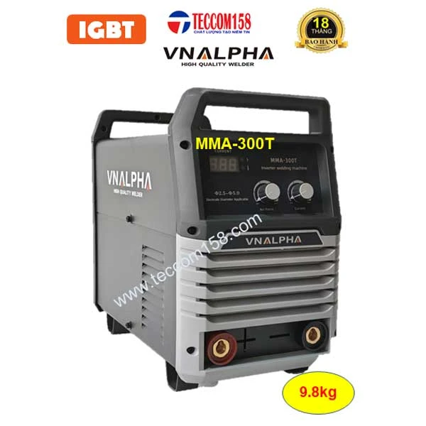 VNALPHA MMA-300T CHUYÊN QUE 4LY, QUE CHỊU LỰC E7018 100% 5LY 80% CẤU HÌNH 6 BO 8 IGBT, INPUT 380V