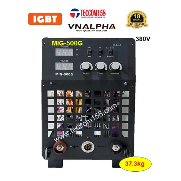 VNALPHA MIG-500G BÁN TỰ ĐỘNG, ĐẦU RỜI CUỘN 15KG MÁY CẤU HÌNH 9 BO 2 MODUL KHỐI IGBT 2 KHÁNG, CẤU HÌNH ĐẦU TIÊN Ở VN
