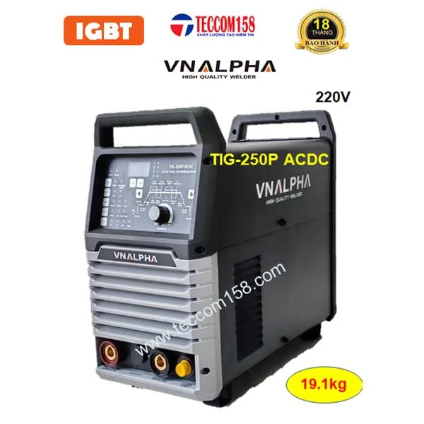 VNALPHA TIG-250P ACDC HÀN MỌI VẬT  LIÊU NHƯ MÁY LASER CẤU HÌNH 9 BO 8 IGBT 4 KHÁNG INPUT 220V ĐẦU TIÊN TẠI VIỆT NAM