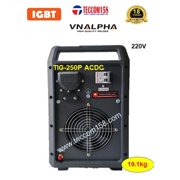 VNALPHA TIG-250P ACDC HÀN MỌI VẬT  LIÊU NHƯ MÁY LASER CẤU HÌNH 9 BO 8 IGBT 4 KHÁNG INPUT 220V ĐẦU TIÊN TẠI VIỆT NAM