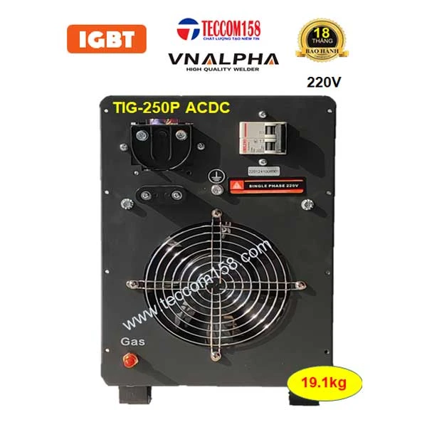 VNALPHA TIG-250P ACDC HÀN MỌI VẬT  LIÊU NHƯ MÁY LASER CẤU HÌNH 9 BO 8 IGBT 4 KHÁNG INPUT 220V ĐẦU TIÊN TẠI VIỆT NAM